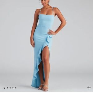 Blue formal dress